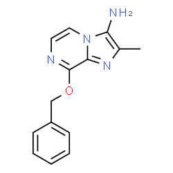 ChemSpider 2D Image | 8-(Benzyloxy)-2-methylimidazo[1,2-a]pyrazin-3-amine | C14H14N4O