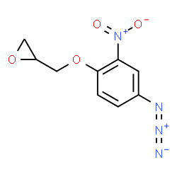 ChemSpider 2D Image | 2-[(4-Azido-2-nitrophenoxy)methyl]oxirane | C9H8N4O4