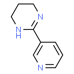 ChemSpider 2D Image | 2-(3-Pyridinyl)-1,4,5,6-tetrahydropyrimidine | C9H11N3