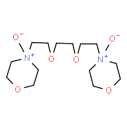 ChemSpider 2D Image | 4,4'-[1,2-Ethanediylbis(oxy-2,1-ethanediyl)]bis(morpholine) 4,4'-dioxide | C14H28N2O6