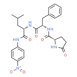 ChemSpider 2D Image | pGlu-Phe-Leu p-nitroanilide | C26H31N5O6