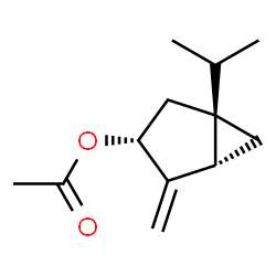 ChemSpider 2D Image | cis-Sabinyl acetate | C12H18O2