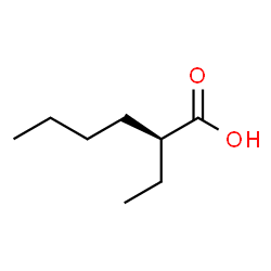 ChemSpider 2D Image | (S)-2-Ethylhexanoic acid | C8H16O2