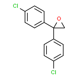 ChemSpider 2D Image | 2,2-Bis(4-chlorophenyl)oxirane | C14H10Cl2O