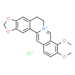 ChemSpider 2D Image | Berberine chloride | C20H18ClNO4