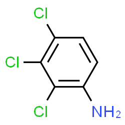 ChemSpider 2D Image | 2,3,4-Trichlorobenzenamine | C6H4Cl3N