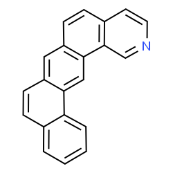 ChemSpider 2D Image | Phenanthro[2,3-h]isoquinoline | C21H13N