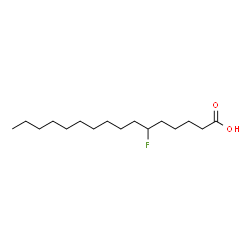 ChemSpider 2D Image | 6-Fluorohexadecanoic acid | C16H31FO2