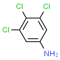 ChemSpider 2D Image | 3,4,5-Trichloroaniline | C6H4Cl3N