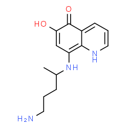 ChemSpider 2D Image | 8-[(5-Amino-2-pentanyl)amino]-6-hydroxy-5(1H)-quinolinone | C14H19N3O2