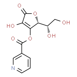 ChemSpider 2D Image | ASCORBYL NICOTINATE | C12H11NO7