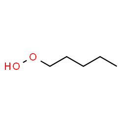 ChemSpider 2D Image | Pentyl hydroperoxide | C5H12O2