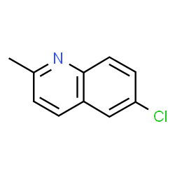 ChemSpider 2D Image | 6-Chloro-2-methylquinoline | C10H8ClN