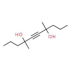 ChemSpider 2D Image | 4,7-Dimethyl-5-decyne-4,7-diol | C12H22O2