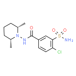 ChemSpider 2D Image | Clopamide | C14H20ClN3O3S