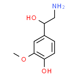 ChemSpider 2D Image | DL-Normetanephrine | C9H13NO3