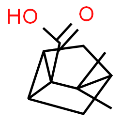 ChemSpider 2D Image | 7,7-Dimethyltricyclo[2.2.1.0~2,6~]heptane-1-carboxylic acid | C10H14O2