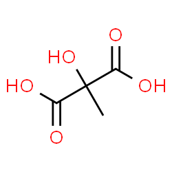 ChemSpider 2D Image | Methyltartronic acid | C4H6O5