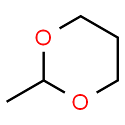 ChemSpider 2D Image | 2-Methyl-1,3-dioxane | C5H10O2