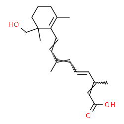 ChemSpider 2D Image | 16-Hydroxyretinoic acid | C20H28O3