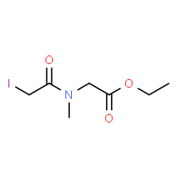 ChemSpider 2D Image | Ethyl N-(iodoacetyl)-N-methylglycinate | C7H12INO3