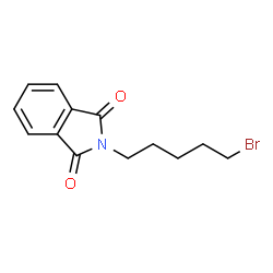 ChemSpider 2D Image | N-(5-Bromopentyl)phthalimide | C13H14BrNO2