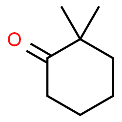 ChemSpider 2D Image | 2,2-Dimethylcyclohexanone | C8H14O
