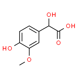 ChemSpider 2D Image | Vanillyl mandelic acid | C9H10O5