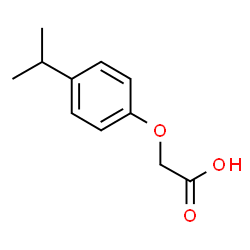 ChemSpider 2D Image | P-I-PROPYLPHENOXYACETIC ACID | C11H14O3