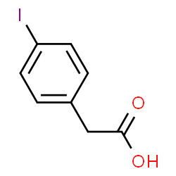ChemSpider 2D Image | 4-Iodophenylacetic acid | C8H7IO2