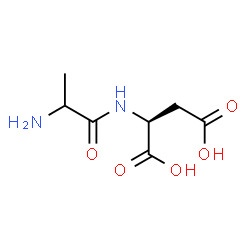 ChemSpider 2D Image | Alanyl-L-aspartic acid | C7H12N2O5
