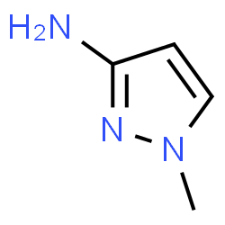 ChemSpider 2D Image | 3-Amino-1-methylpyrazole | C4H7N3
