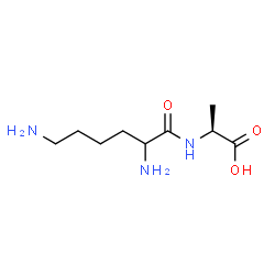 ChemSpider 2D Image | Lysyl-L-alanine | C9H19N3O3