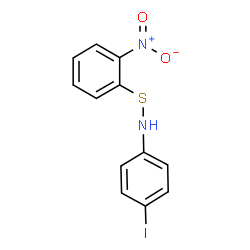ChemSpider 2D Image | 4-Iodo-N-[(2-nitrophenyl)sulfanyl]aniline | C12H9IN2O2S