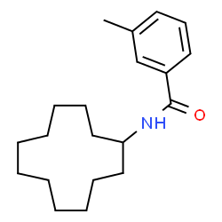 ChemSpider 2D Image | N-Cyclododecyl-3-methylbenzamide | C20H31NO