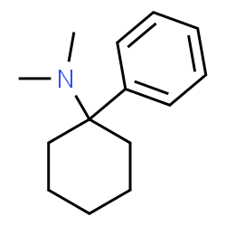 ChemSpider 2D Image | N,N-Dimethyl-1-phenylcyclohexanamine | C14H21N