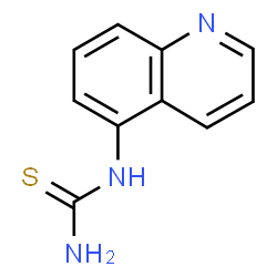 ChemSpider 2D Image | quinolin-5-ylthiourea | C10H9N3S