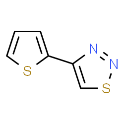 ChemSpider 2D Image | 4-thien-2-yl-1,2,3-thiadiazole | C6H4N2S2