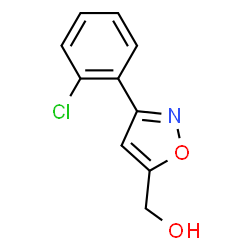 ChemSpider 2D Image | (3-(2-chlorophenyl)isoxazol-5-yl)methanol | C10H8ClNO2