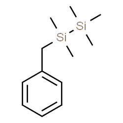 ChemSpider 2D Image | Disilane, pentamethyl(phenylmethyl)- | C12H22Si2