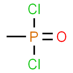 ChemSpider 2D Image | Methylphosphonic dichloride | CH3Cl2OP