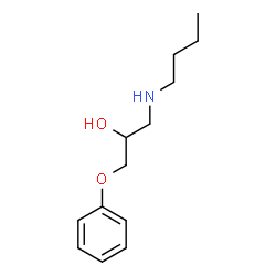 ChemSpider 2D Image | 1-Butylamino-3-phenoxy-propan-2-ol | C13H21NO2