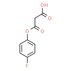 ChemSpider 2D Image | 3-(4-Fluorophenoxy)-3-oxopropanoic acid | C9H7FO4