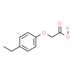 ChemSpider 2D Image | Potassium (4-ethylphenoxy)acetate | C10H11KO3