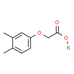 ChemSpider 2D Image | Potassium (3,4-dimethylphenoxy)acetate | C10H11KO3