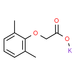 ChemSpider 2D Image | Potassium (2,6-dimethylphenoxy)acetate | C10H11KO3