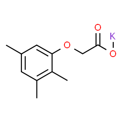 ChemSpider 2D Image | Potassium (2,3,5-trimethylphenoxy)acetate | C11H13KO3
