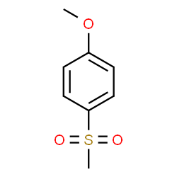 ChemSpider 2D Image | p-Anisyl methyl sulfone | C8H10O3S
