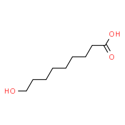 ChemSpider 2D Image | 9-Hydroxynonanoic acid | C9H18O3