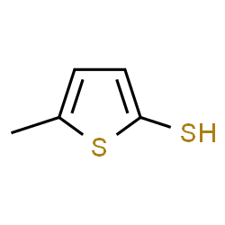 ChemSpider 2D Image | 5-Methyl-2-thiophenethiol | C5H6S2